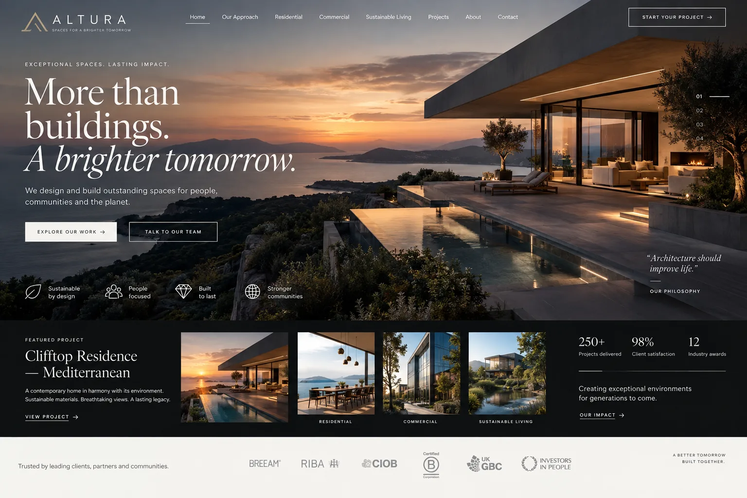 Altura — illustrative website study