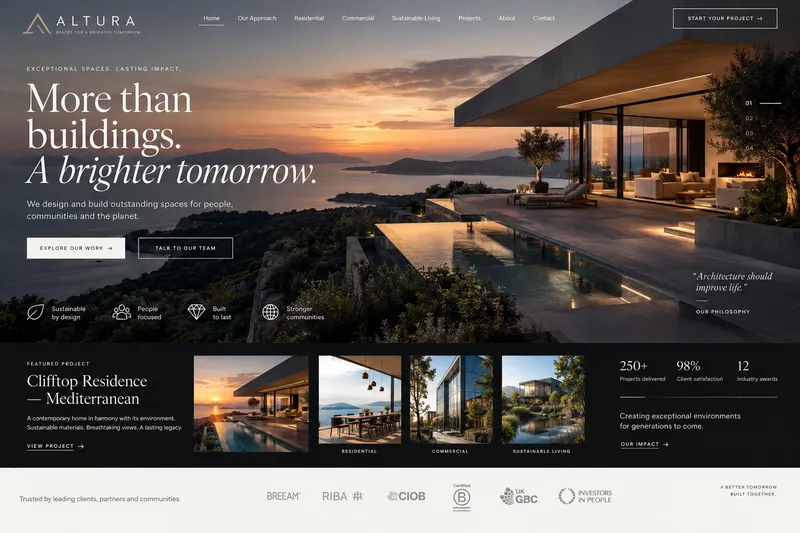 Altura — illustrative website study