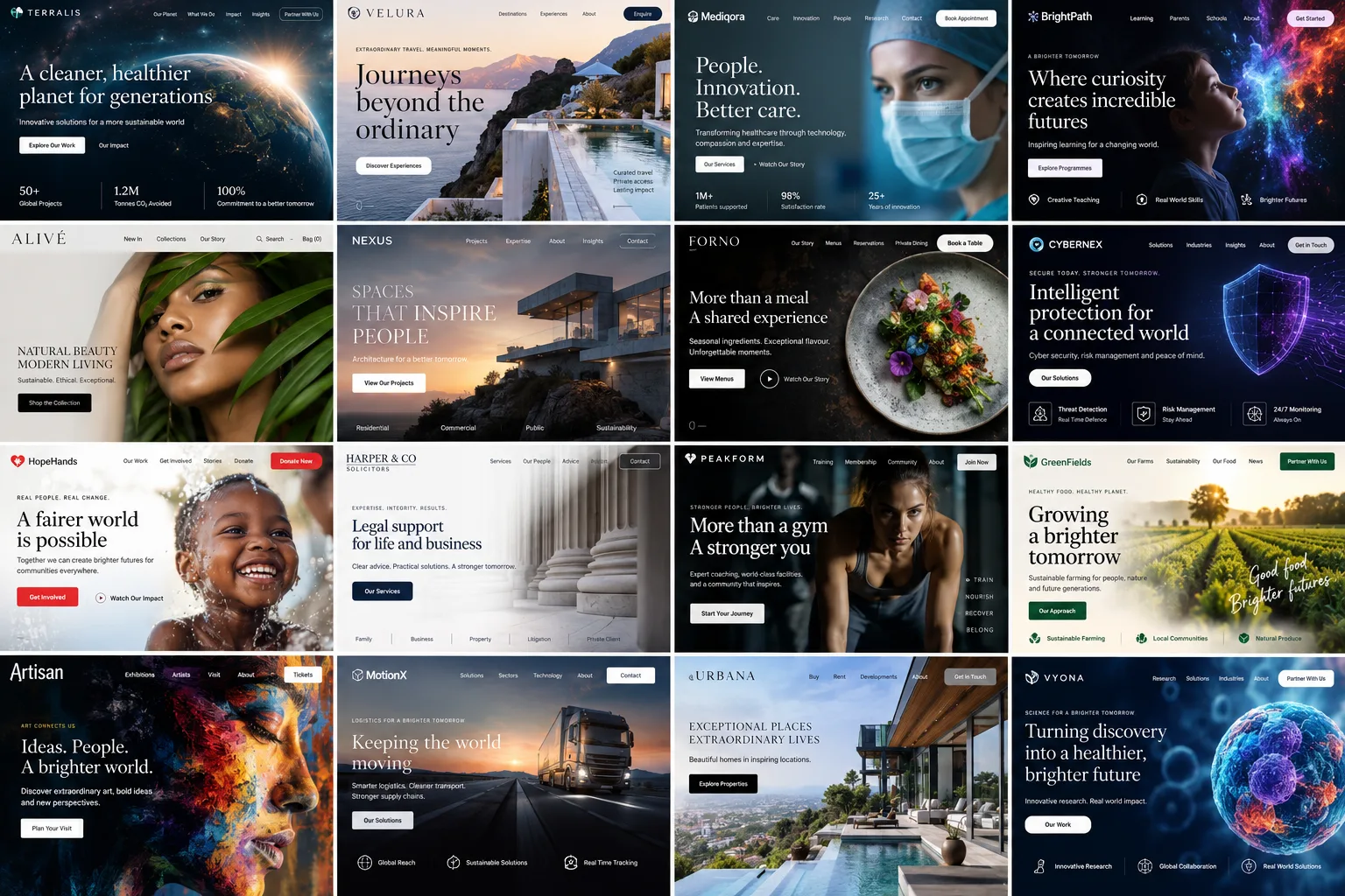 Direction board 02 — illustrative website study