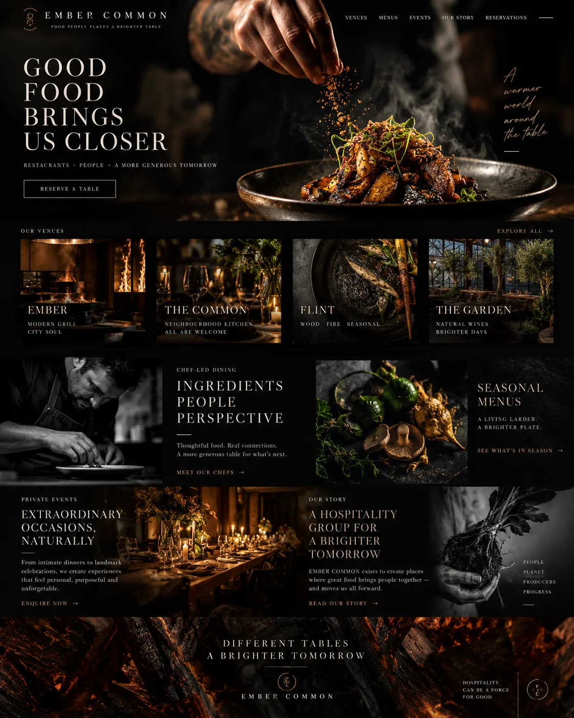Ember Common — illustrative website study