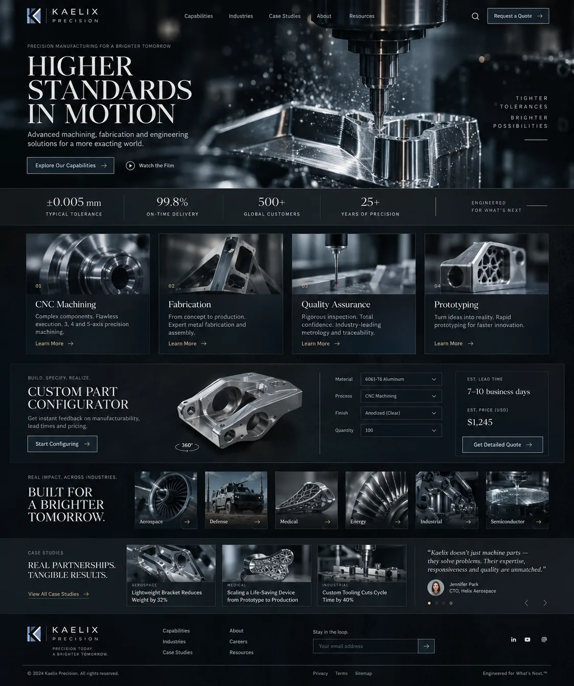 Kaelix — illustrative website study