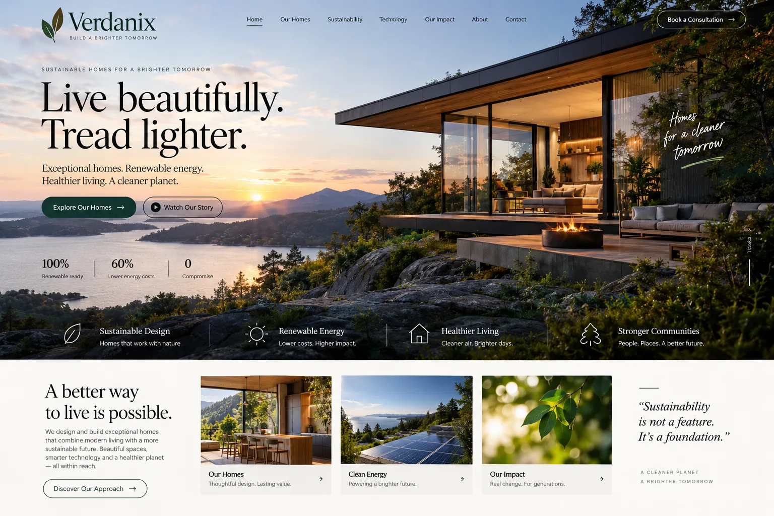 Verdanix — illustrative website study