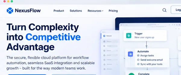 Software: show the workflow before the demo — illustrative website study