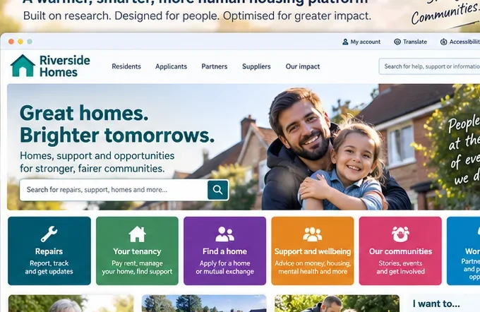 Housing: find the right resident service — past website preview